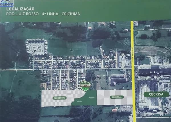 Terreno para Venda em Quarta Linha Criciúma-SC