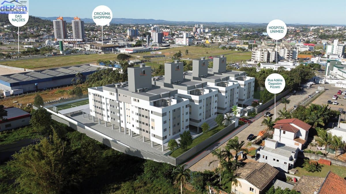 Apartamento Padrão para Venda em Próspera Criciúma-SC