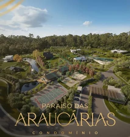 Terreno em Campo Alegre CONDOMÍNIO FECHADO Paraíso das Araucárias.