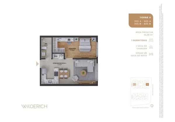 Apartamento à venda no bairro Jardim Atlântico em Florianópolis/SC