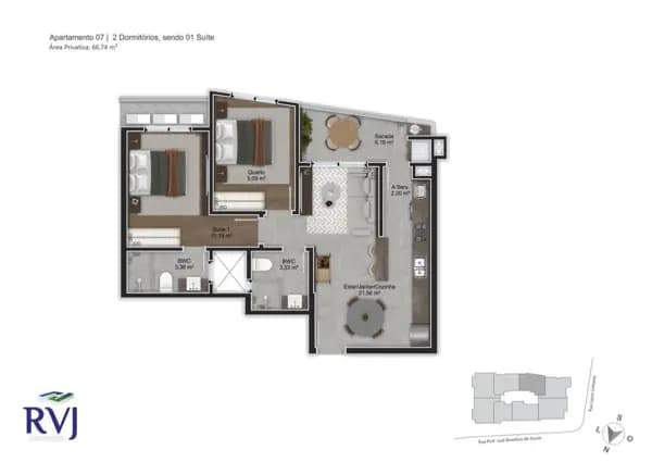 Apartamento à venda no bairro Trindade em Florianópolis/SC