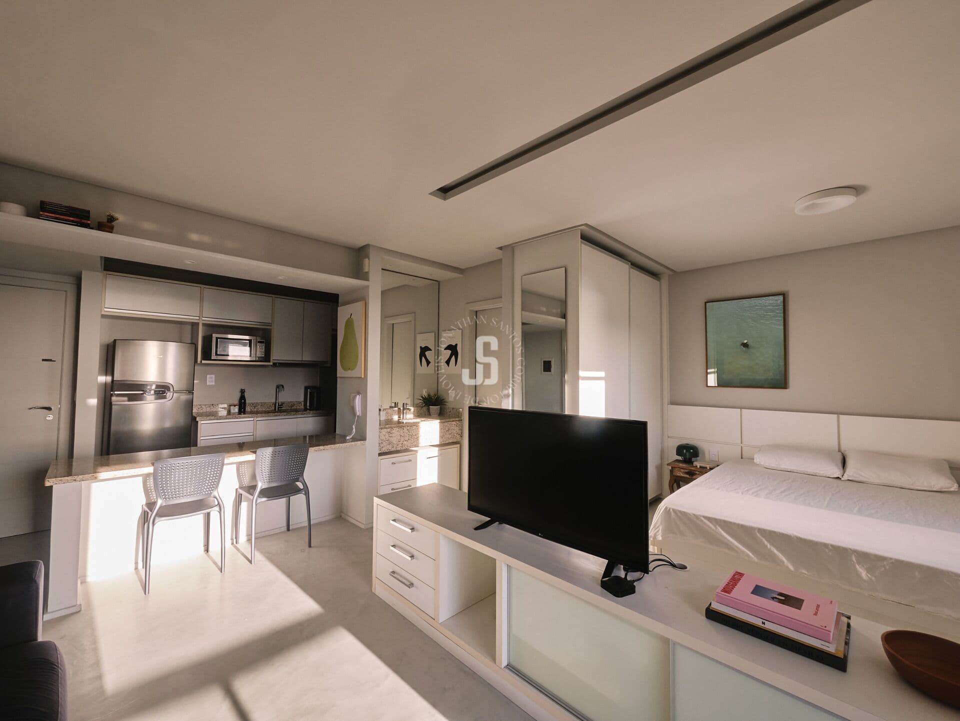 Apartamento 1 quarto à venda no Rio Vermelho, vista mar, porteira fechada e 44m²