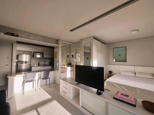 Apartamento 1 quarto à venda no Rio Vermelho, vista mar, porteira fechada e 44m²