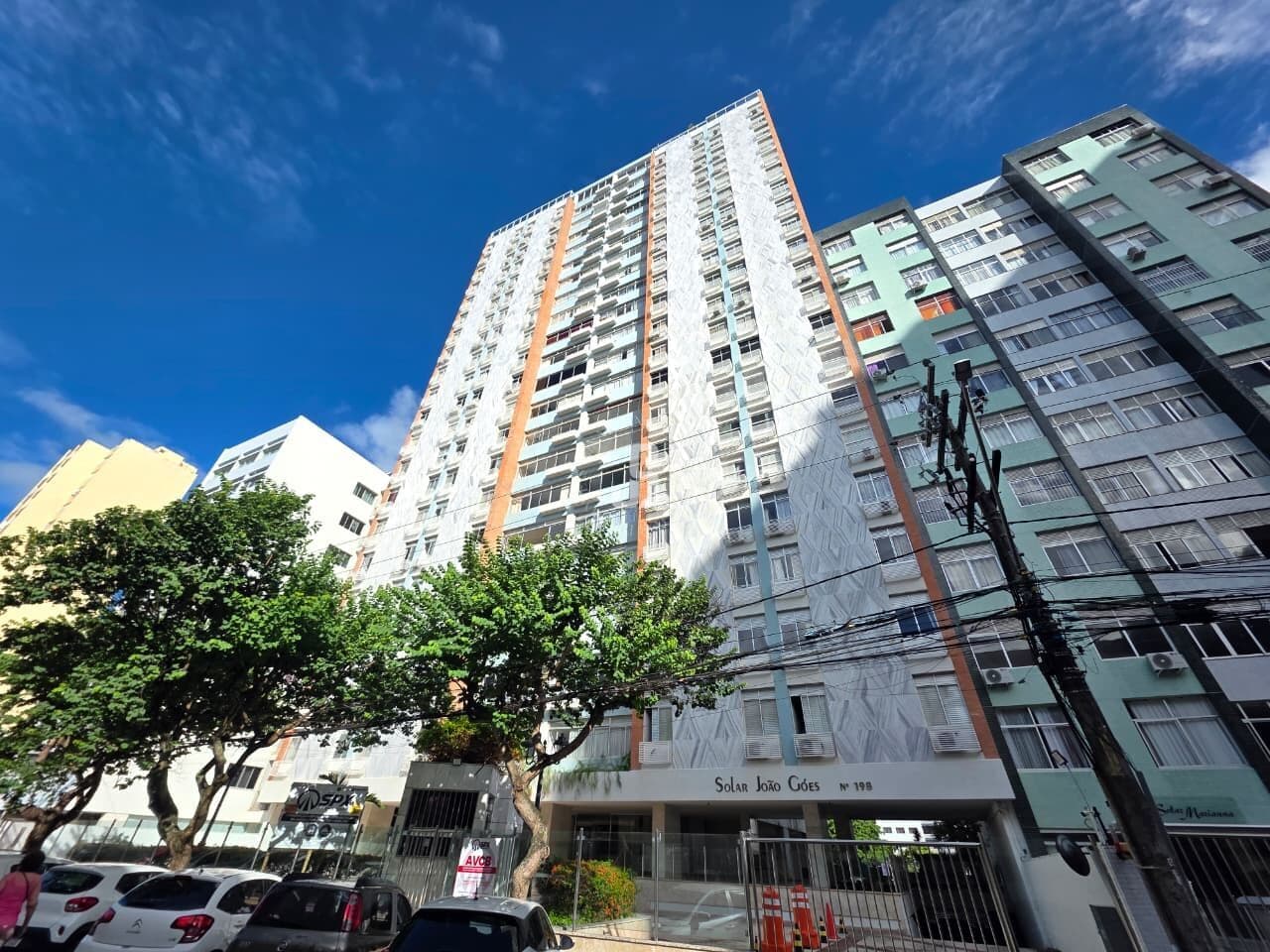 Apartamento 4 quartos à venda no Canela, 240m², vista mar, andar alto e 3 vagas – Edifício Solar João Góes