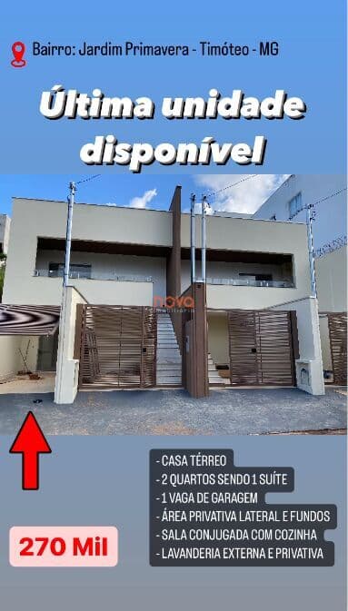 Casa em Timóteo - Primavera