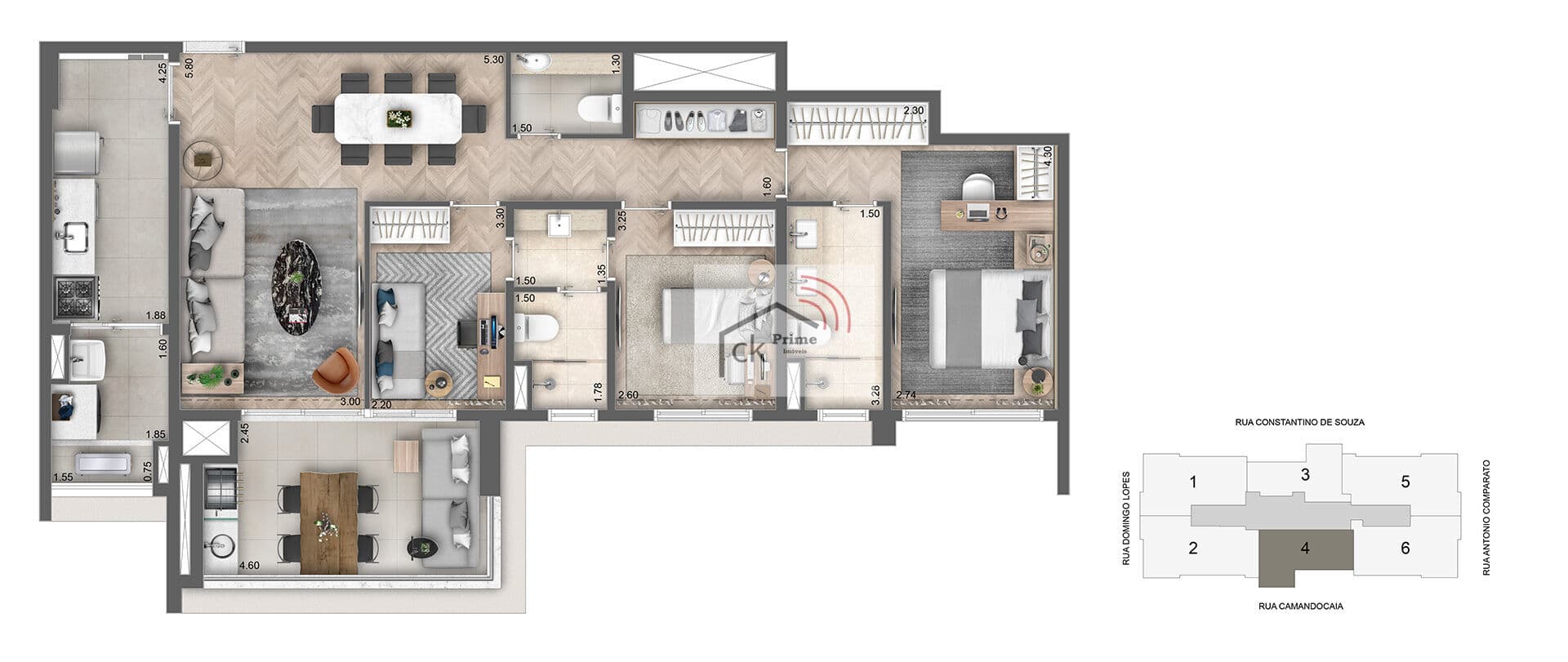 Bothanic Residences: Conforto e Sofisticação em 113 m²