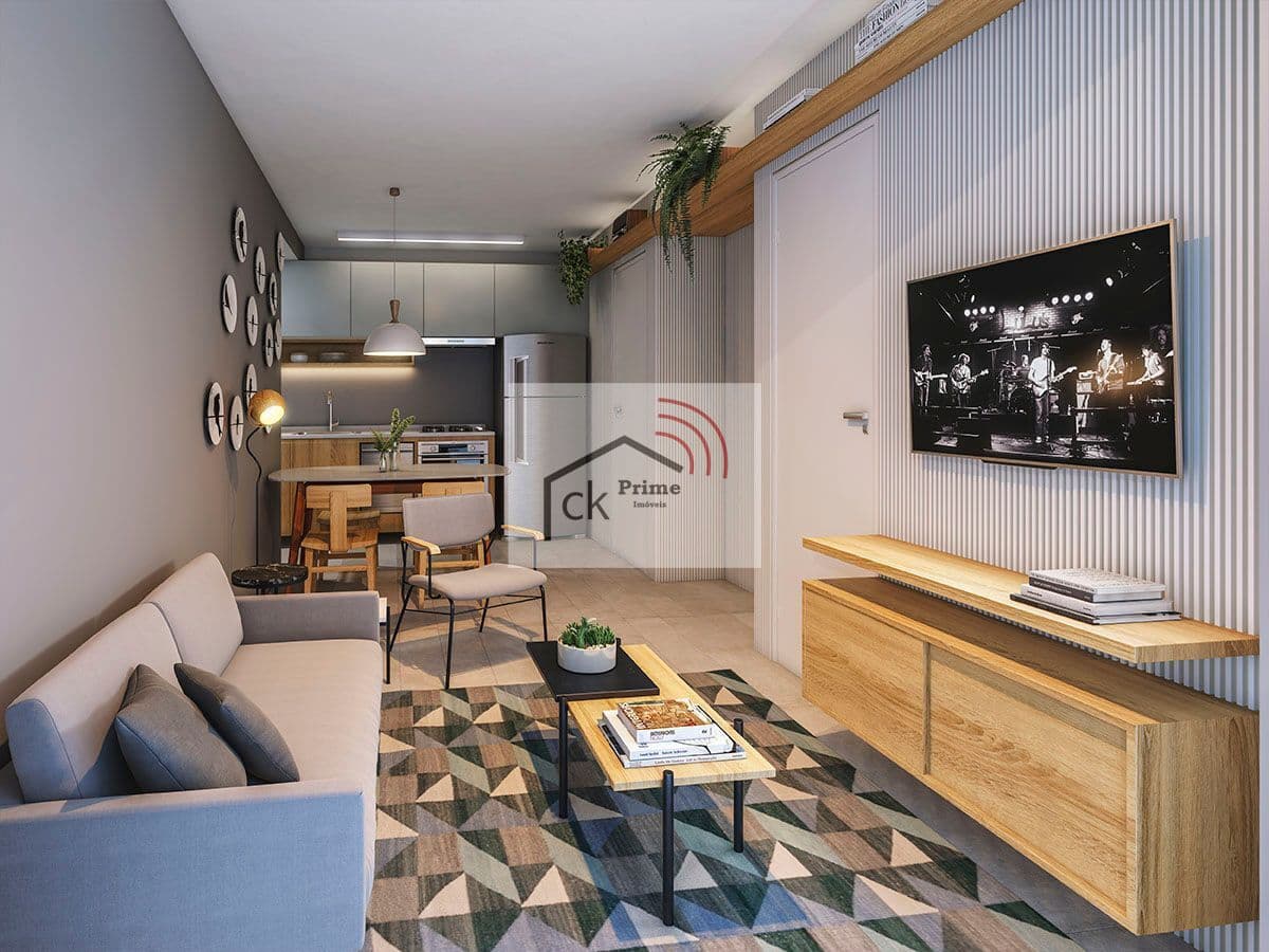 Apartamento de 40m² no Brooklin - Condomínio B.LIV Helbor