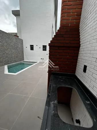 Casa Térrea em Aparecida, Santos/SP