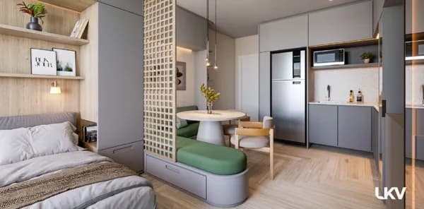 Studio para Investimento Airbnb – Modernidade, conforto e excelente localização - Centro Lourdes