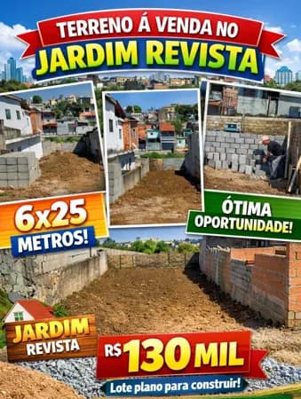 Lote/Terreno em Suzano - Jardim Chácara Méa