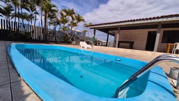 CASA COM PISCINA NO BALNEÁRIO GRAJAÚ 1 QUADRA DO MAR!!! LOCAÇÃO DIÁRIA