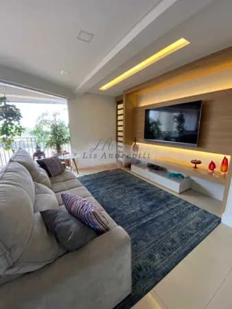 Apartamento cond Unique, com 3 suítes, lareira
