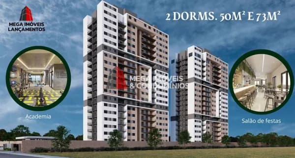 Apartamento com 2 dormitórios à venda, 50 m² por R$ 300.000,00 - Centro - Atibaia/SP