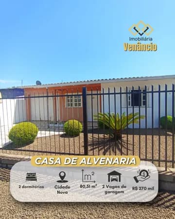 Casa em Venâncio Aires - Cidade Nova