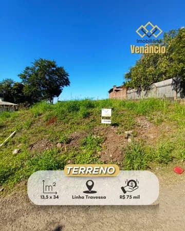 Lote/Terreno em Venâncio Aires - Linha Travessa