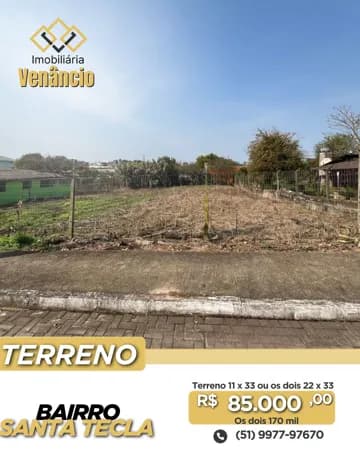 Lote/Terreno em Venâncio Aires - Santa Tecla