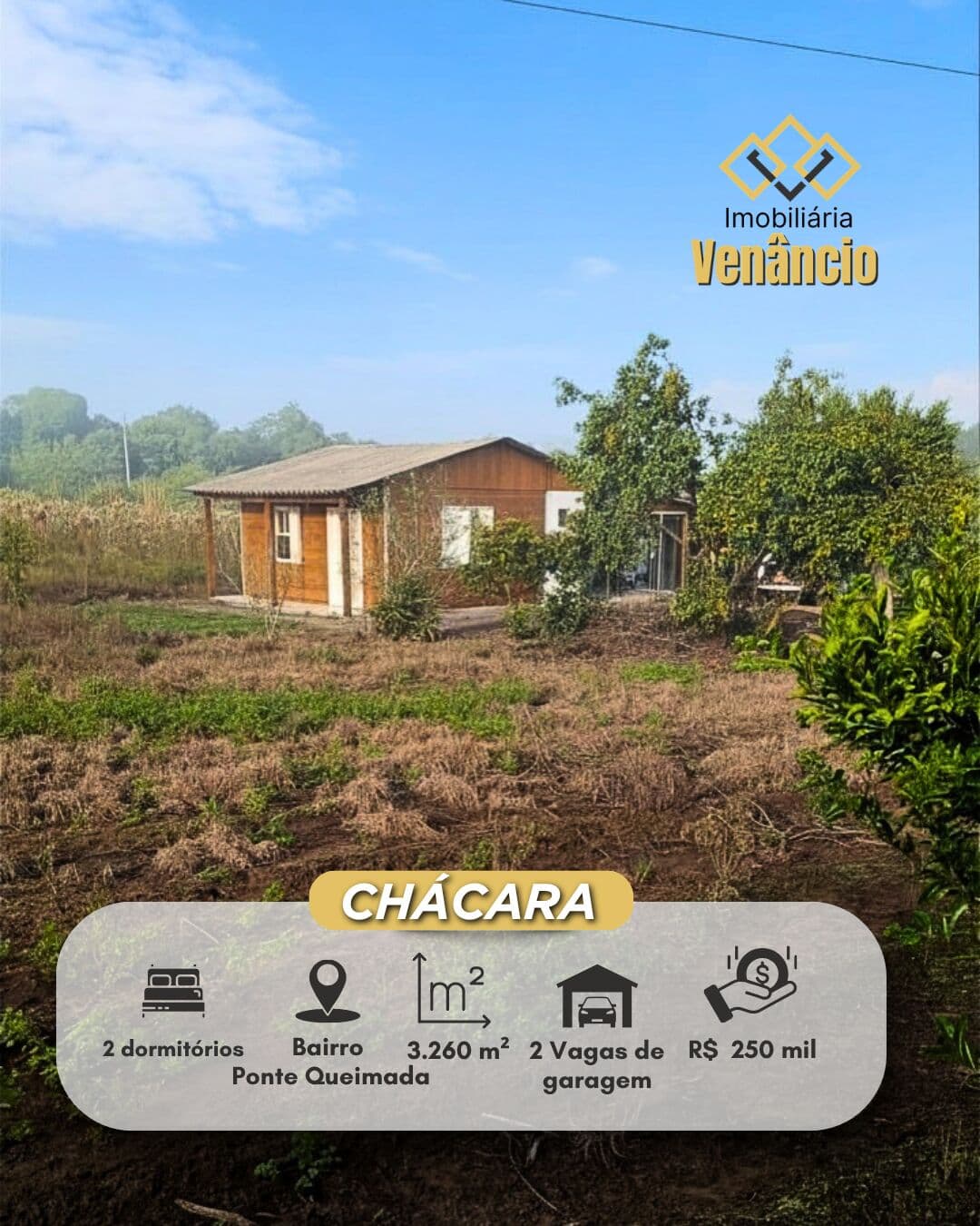 Fazenda/Sítios/Chácaras em Venâncio Aires - Ponte Queimada