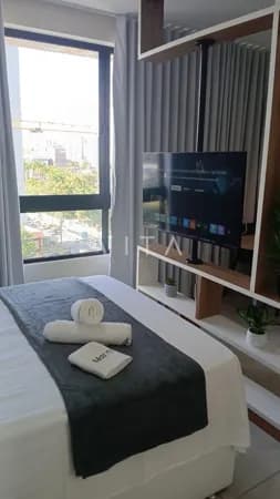 Flat Mobiliado na Boa Vista, Recife/PE