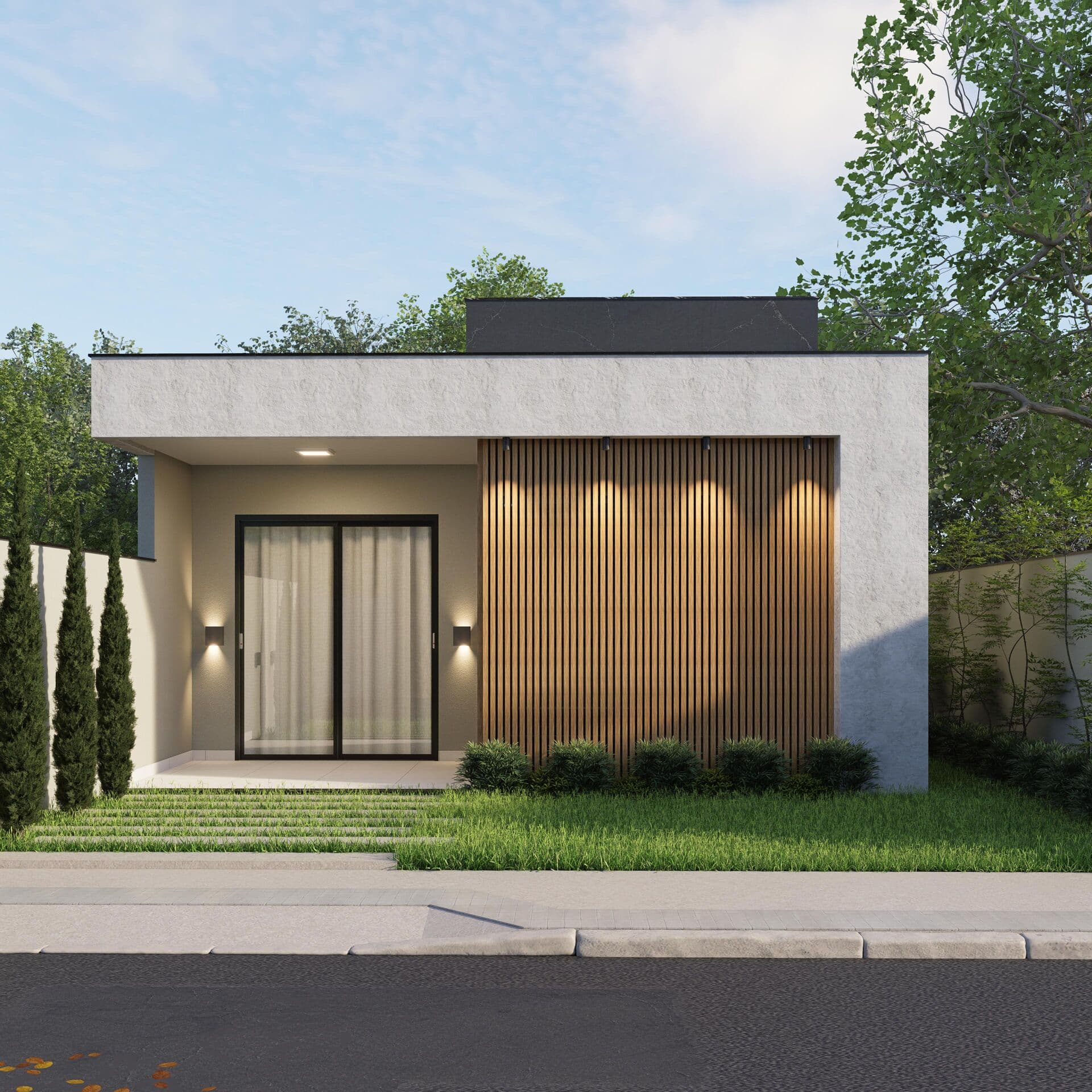 Casa térrea em construção em Itaoca Praia