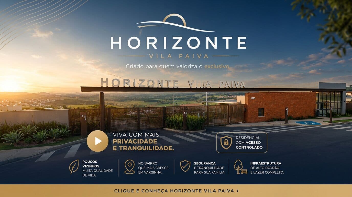 HORIZONTE VILA PAIVA - LOTE QUITADO