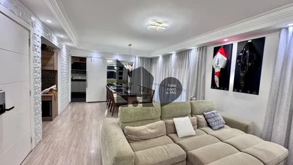 Apartamento de 180m² com 3 suítes, varanda gourmet integrada e lazer completo no Mansão Imperial