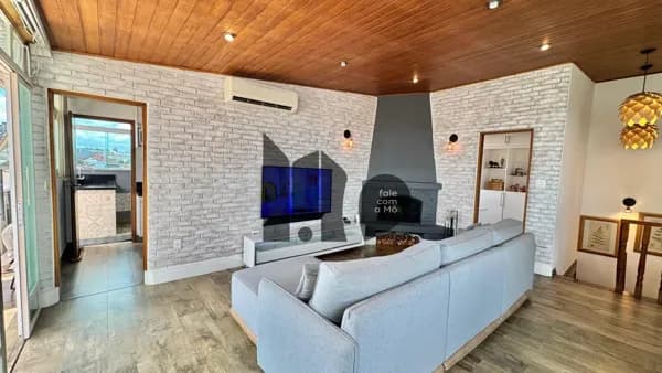Cobertura duplex com 3 dormitórios, lareira e espaço gourmet em São Caetano do Sul