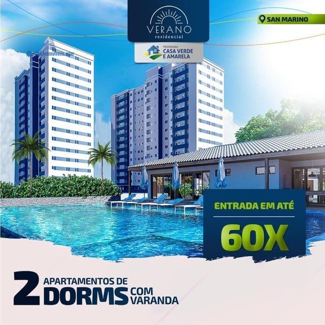 Apartamento Padrão para Venda em Residencial Sítio Santo Antônio Taubaté-SP
