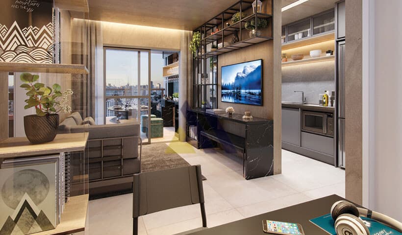 Apartamento na Vila Clementino com 50 m² e 1 suíte | EXALT Ibirapuera by EZTEC na Rua Borges Lagoa