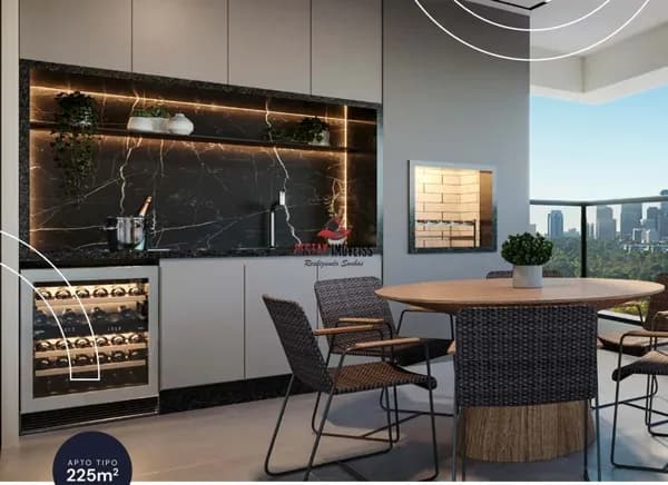 Apartamento com 4 quartos à venda, bairro Jardim das Acácias - Uberlândia/MG