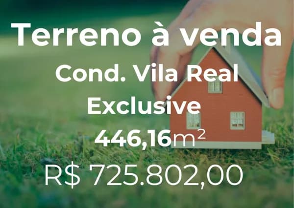 Terreno à venda no Condomínio Vila Real Exclusive - Uberlândia/MG