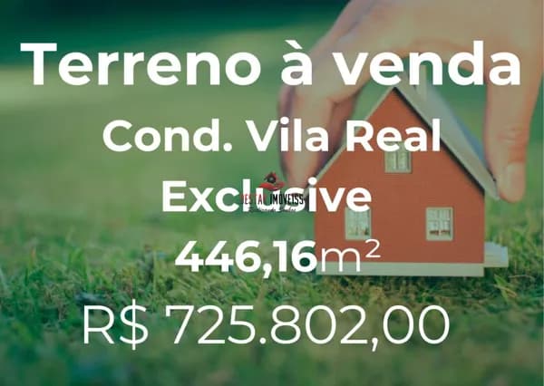 Terreno à venda no Condomínio Vila Real Exclusive - Uberlândia/MG