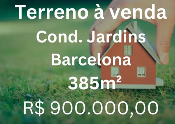 Terreno à venda no Condomínio Jardins Barcelona - Uberlândia/MG