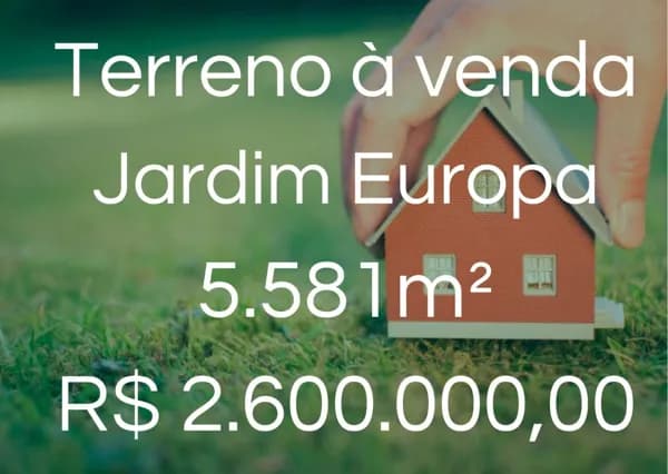 Terreno à venda, Bairro Jardim Europa - Uberlândia/MG
