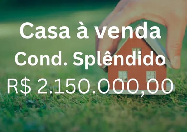 Casa com 3 quartos à venda, Condomínio Splêndido - Uberlândia/MG