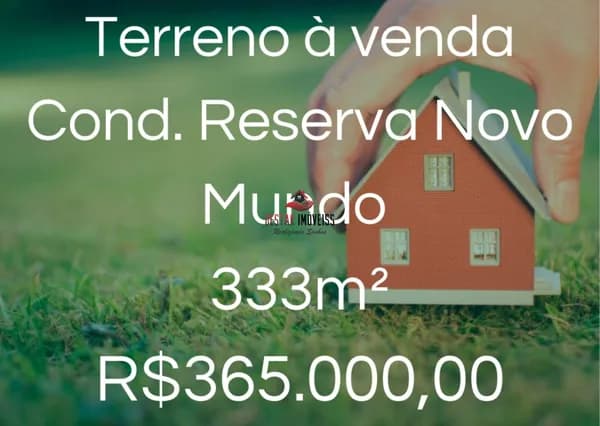 Terreno à venda, Condomínio Reserva Novo Mundo - Uberlândia/MG