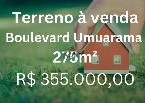 Terreno à venda, 275 m² por R$ 355.000,00 - Boulevard Umuarama - Uberlândia/MG