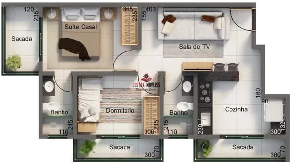 Apartamento em Uberlândia - Santa Mônica