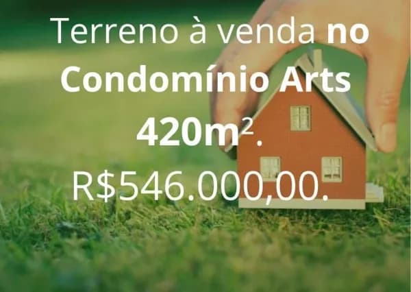 Terreno à venda no Condomínio Arts - Uberlândia/MG