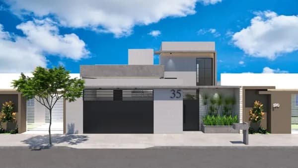 Casa com 3 quartos à venda no Bairro Portal do Vale - Uberlândia/MG