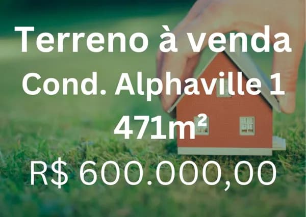 Terreno à venda no Condomínio Alphaville 1 - Uberlândia/MG