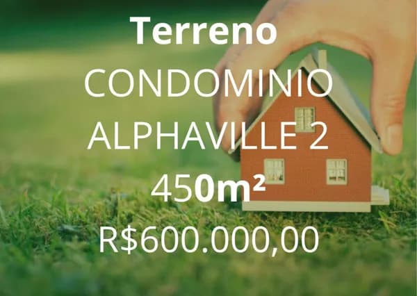 Terreno à venda, no Condomínio Alphaville 2 - Uberlândia/MG