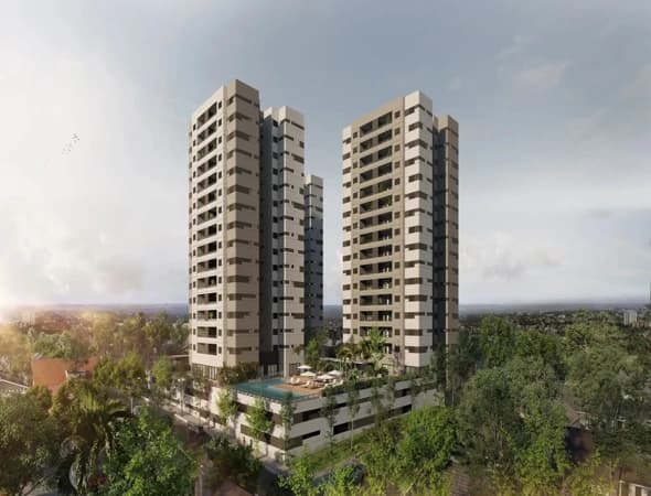 Apartamento de 3 quartos no bairro Osvaldo Rezende