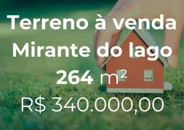 Terreno à venda, 264 m² por R$ 340.000,00 - Condomínio Mirante do Lago - Uberlândia/MG