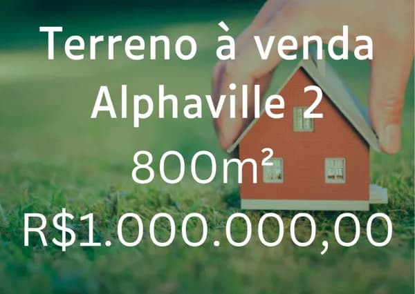 Terreno à venda, 800 m² - Condomínio Alphaville 2 - Uberlândia/MG