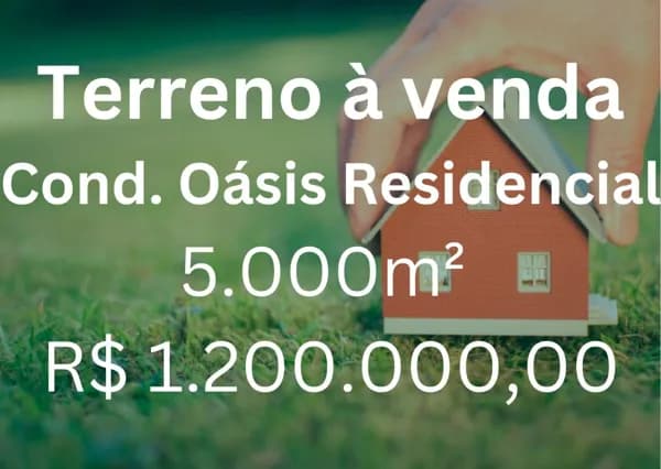 Terreno à venda no Condomínio Oasis Residencial - Uberlândia/MG