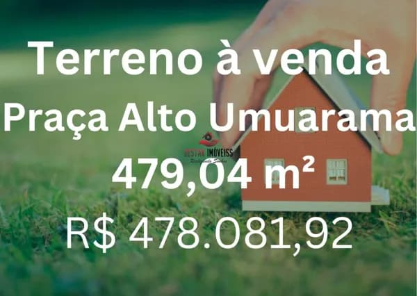 Terreno à venda, 479 m² por R$ 478.081,92 - Praça Alto Umuarama - Uberlândia/MG