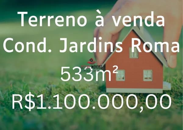 Terreno à venda, 533 m² - Condomínio Jardins Roma - Uberlândia/MG