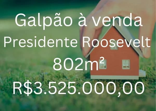 Galpão à venda, 802 m² por R$ 3.525.000,00 - Presidente Roosevelt - Uberlândia/MG