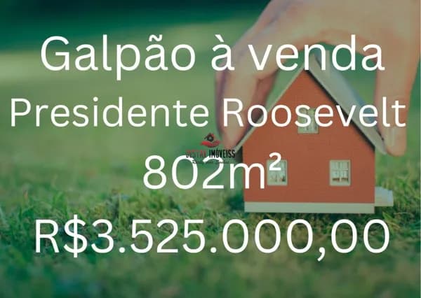 Galpão à venda, 802 m² por R$ 3.525.000,00 - Presidente Roosevelt - Uberlândia/MG