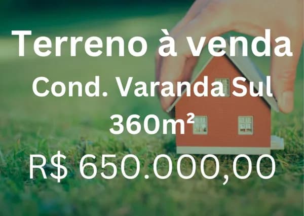 Terreno à venda, 360 m² por R$ 650.000,00 - Varanda Sul - Uberlândia/MG